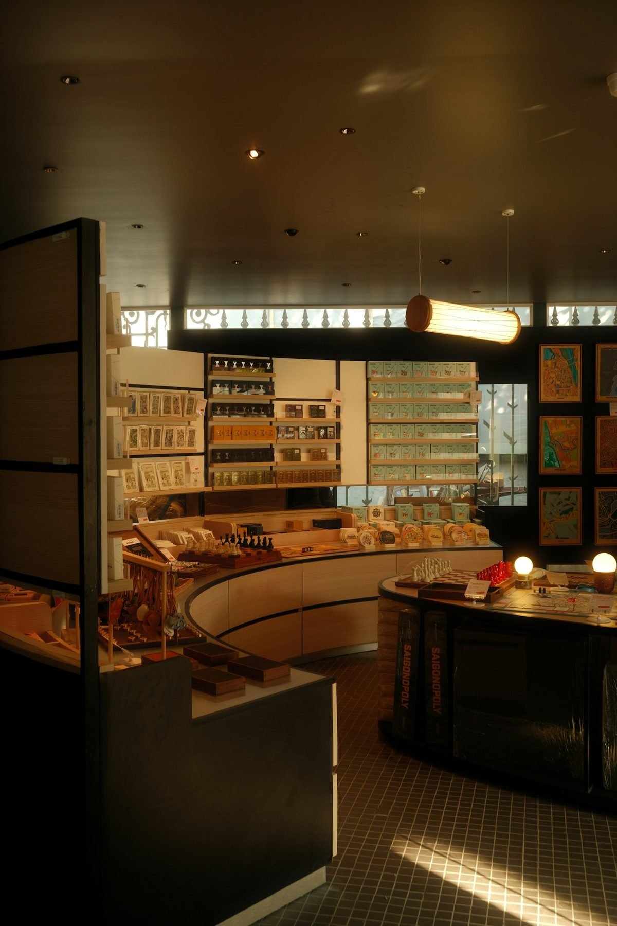 A modern retail shop interior